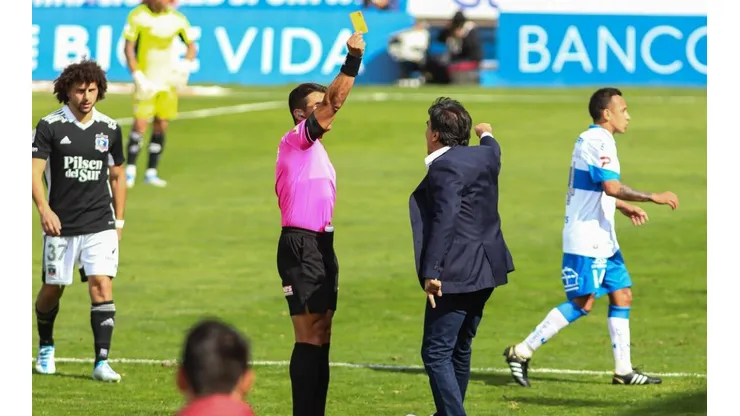 Quinteros fue expulsado en el duelo ante la UC por reclamos