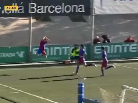 Insólito: Barcelona censura a juvenil que celebró como Cristiano