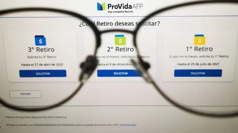 Tercer retiro de Fondos de Pensiones.