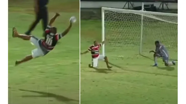 Hincha le enseña a tirarse al portero Kleber