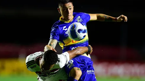 Rodrigo Echeverría en duelo de Everton ante Sao Paulo en el Morumbí