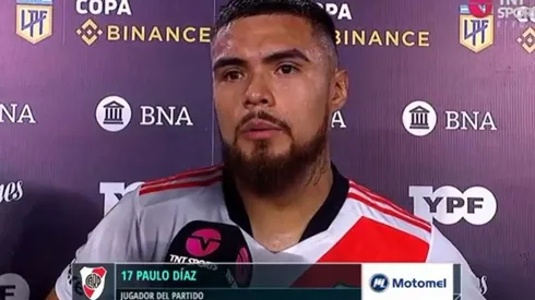 Paulo Díaz y Eugenio Mena tuvieron acción en Argentina