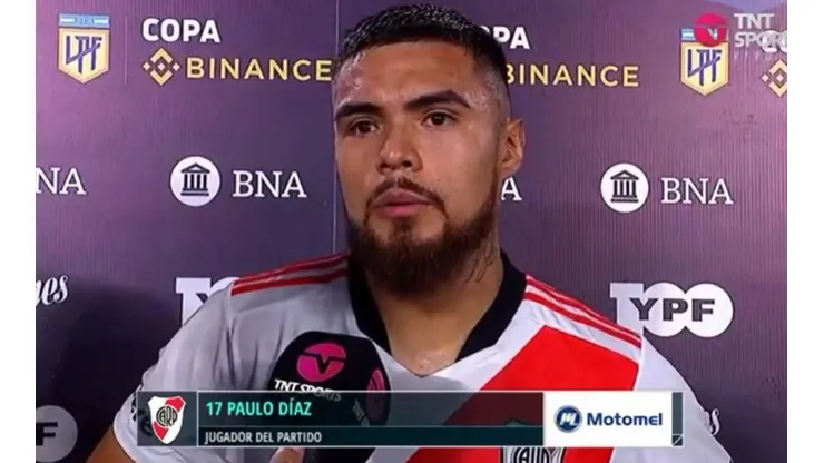 Paulo Díaz y Eugenio Mena tuvieron acción en Argentina
