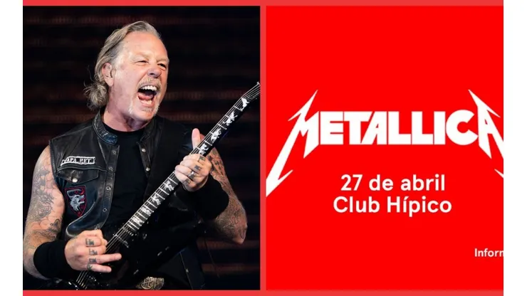 Metallica en Chile: James Hetfield y compañía llegan a reencontrarse este miércoles con sus fanáticos chilenos.