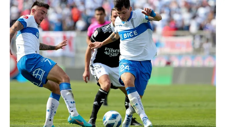 La UC sufrió un amargo empate en el minuto final, pero en la primera mitad fue superior a Colo Colo con pura garra.
