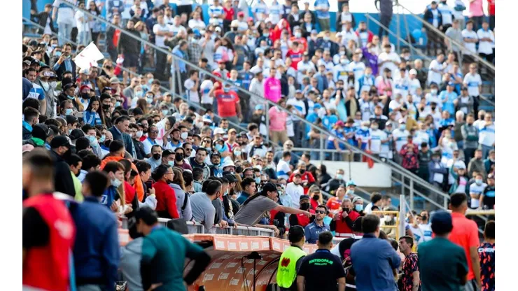 En la tribuna oficial de Colo Colo se generaron los problemas
