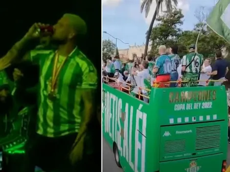 Desde la disco a las calles de Sevilla: masiva celebración del Betis