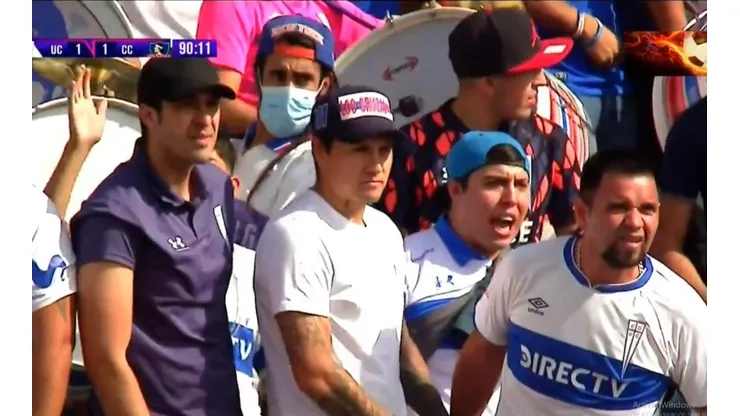 Castillo mostró su amargura sobre el final cuando Colo Colo le empató a la UC