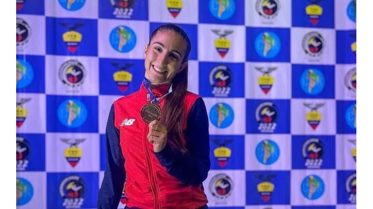 Vale Toro ganó en el Sudamericano de Karate ¡con un codo luxado!