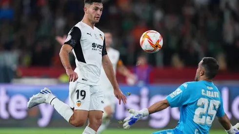 Hugo Duro pone el empate ante el Real Betis de Claudio Bravo por la final de la Copa del Rey.