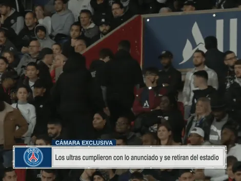 Ultras del PSG se van del estadio como señal de protesta