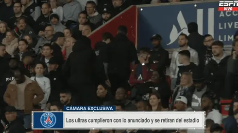 Los ultras del PSG tienen una relación rota con su equipo.