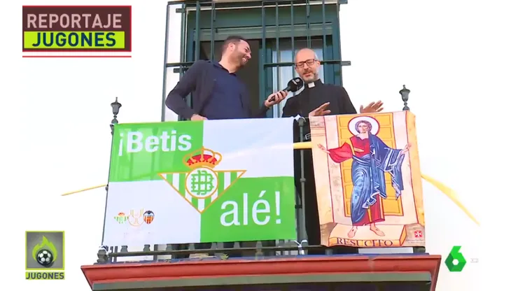 Real Betis es la gran afición del servidor de la fe católica.