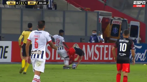 Aldair Rodríguez agredió a Robert Tojas de River Plate.