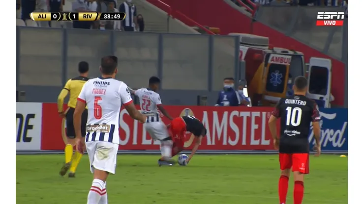 Aldair Rodríguez agredió a Robert Tojas de River Plate.