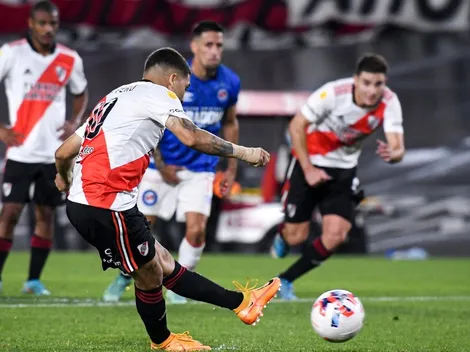 Quintero sufre por la lesión que lo baja del River ante Colo Colo