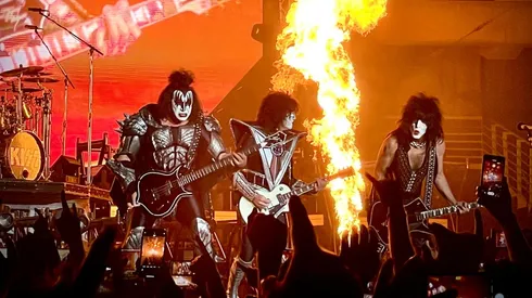 KISS en el escenario del Movistar Arena.