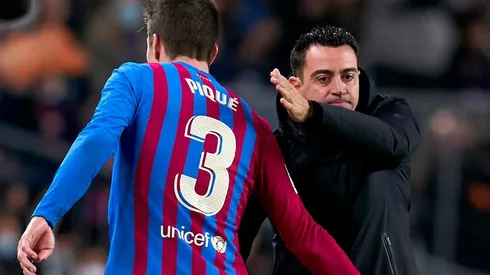 Xavi Hernández no está preocupado por Gerard Piqué