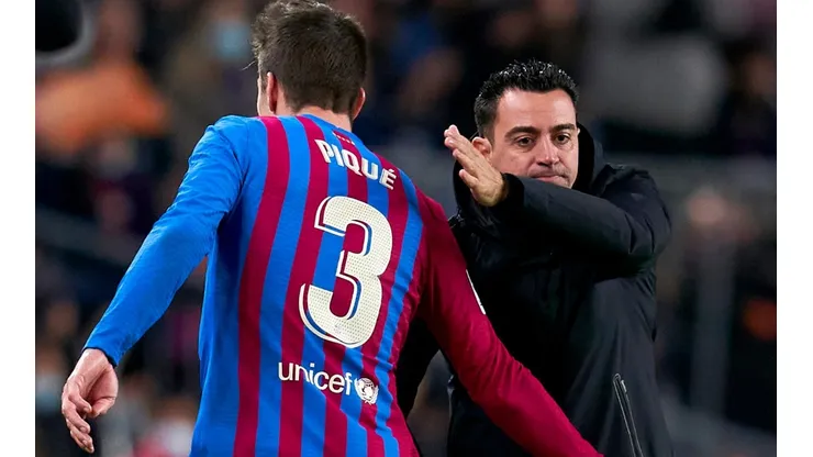 Xavi Hernández no está preocupado por Gerard Piqué