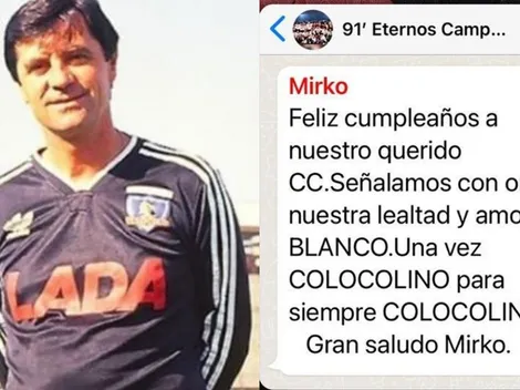 Mirko manda saludos por el aniversario albo