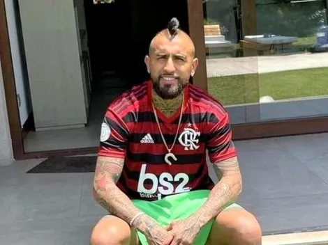 Vidal es noticia mundial por su coqueteo con Flamengo