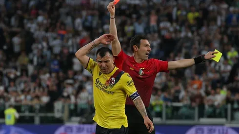 Medel fue expulsado ante la Juventus por reclamos al árbitro