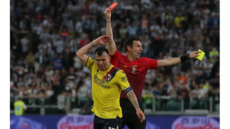 Medel fue expulsado ante la Juventus por reclamos al árbitro