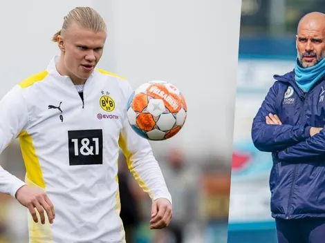 Guardiola se hace el larry con la llegada de Haaland al City
