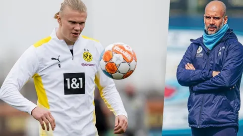 El entrenador de Manchester City no quiso hablar de un Erling Haaland que va caminando al Etihad Stadium