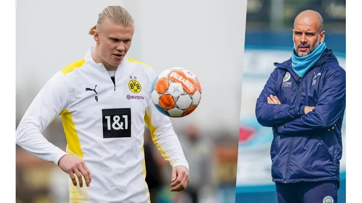 El entrenador de Manchester City no quiso hablar de un Erling Haaland que va caminando al Etihad Stadium