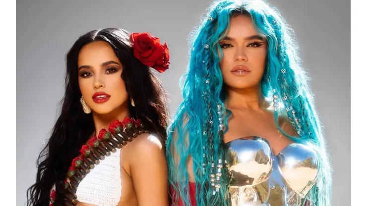 Becky G y Karol G ni siquiera aparecen en el video.