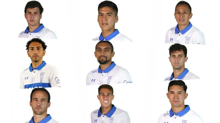 Los nueve vinculados con Felicevich en la UC: Tapia, Marcelino, Orellana, Cuevas, Ampuero, Saavedra, Fuenzalida, Valencia y Gutiérrez