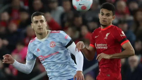 Luis Díaz fue una de las figuras del Liverpool frente al Manchester United