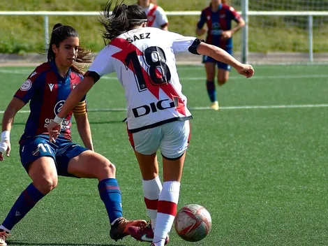 Rayo Vallecano Fem desciende en España pese a gol de Camila Sáez