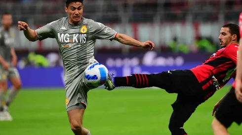 Pablo Galdames disputó los 90 minutos del compromiso ante Milan.