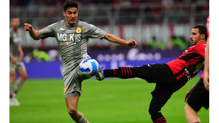Pablo Galdames disputó los 90 minutos del compromiso ante Milan.