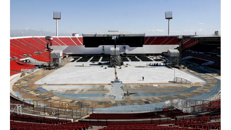 El Estadio Nacional es uno de los pocos recintos que puede a más de 60 mil personas para un evento masivo.
