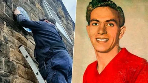 Placa y homenaje para Jorge Robledo en su antigua casa en Inglaterra.