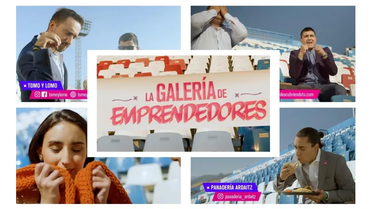 La campaña "La Galería de Emprendedores" tiene un notable spot publicitario para dar visibilidad a las pymes chilenas de cara a Universidad Católica vs Colo Colo.