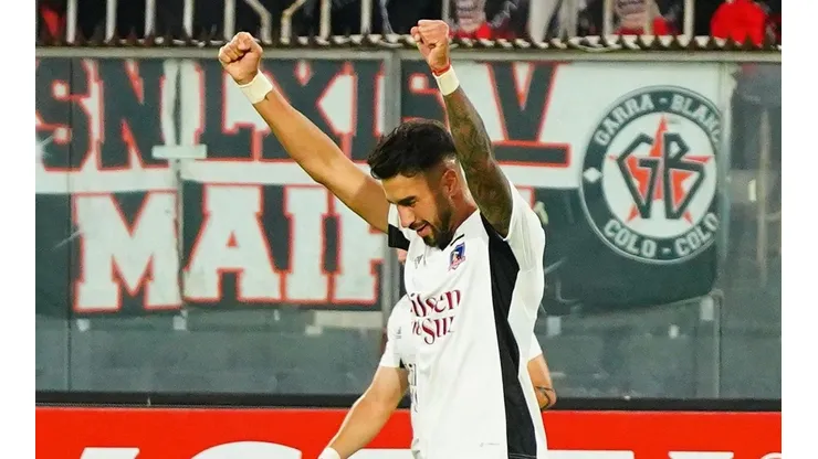 Colo Colo ante Alianza Lima en el Monumental por el Grupo F de la Copa Libertadores.