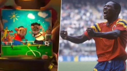 La escena en Encanto que recrea el gol de Rincón contra Alemania en Italia 1990.