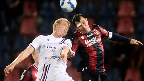 Gary Medel fue titular en el Bologna pese a su duro golpe en la fecha pasada