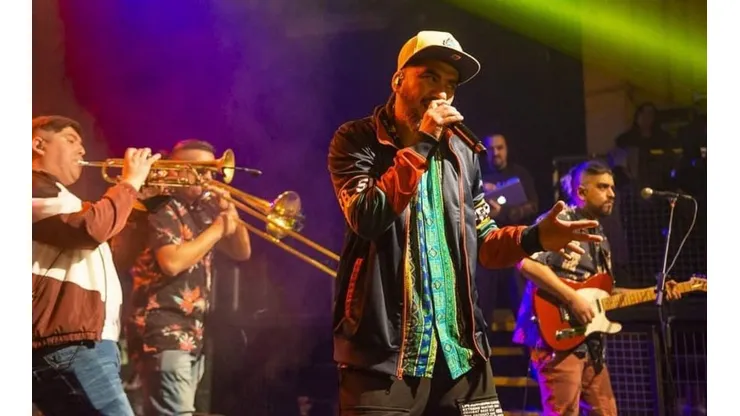 Sonora 5 Estrellas en uno de los shows con que se reactivaron tras la pandemia.
