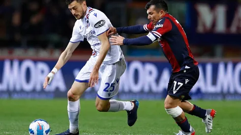 Gary Medel jugó con una vendaje en su pierna que escondió los graves cortes ante la Sampdoria
