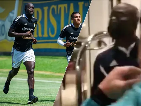 Video: Jugador de Sporting Cristal se agarra con un hincha en Chile