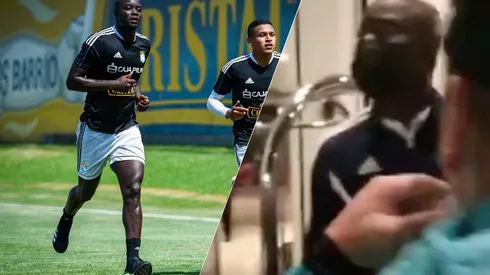 John Jairo Mosquera tuvo un fuerte encontrón con un hincha en su llegada a Chile