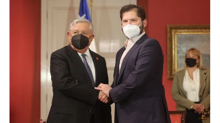 Presidente Gabriel Boric se reúne con Presidente de la Corte Suprema, Juan Fuentes