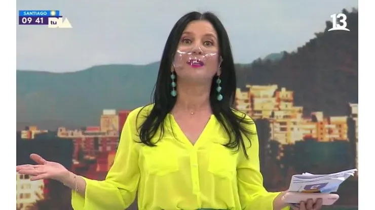 Mirna Schindler en el matinal Tu Día, de Canal 13.
