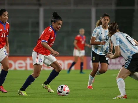 Cote Rojas calienta el amistoso de la Roja Femenina con Argentina