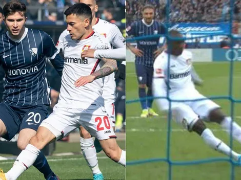 Un penal con los dos pies arruinó triunfo del Bayer de Aránguiz